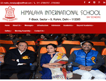 Tablet Screenshot of himalayainternational.co.in